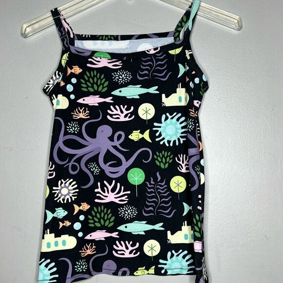 Underwater Beatles Yellow Submarine themed tank top, size 12 - Picture 1 of 6